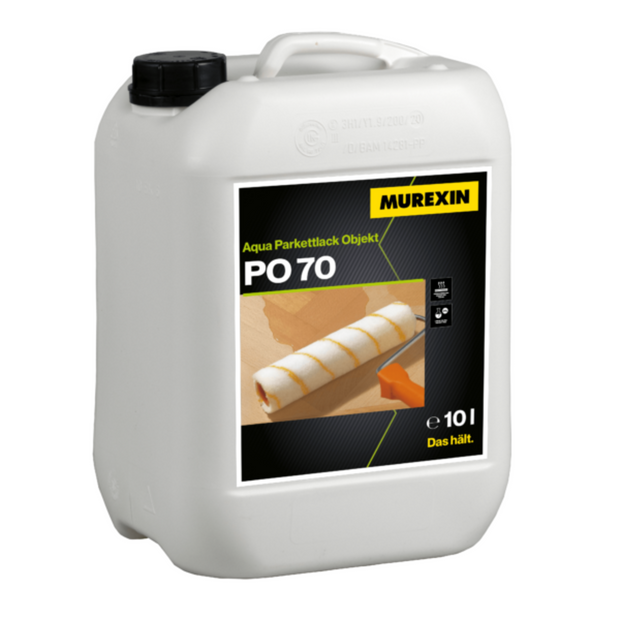 Aqua parkettlack objekt  PO 70 10 l seidenmatt Murexin