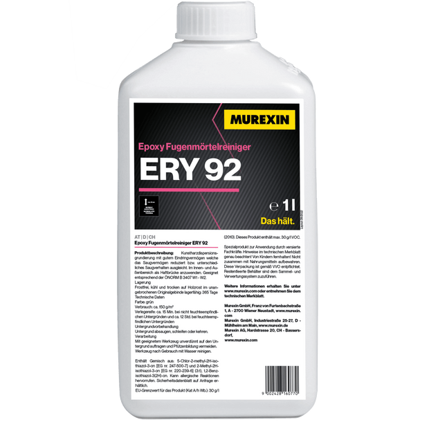 EPOXY FUGENMÖRTELREINIGER ERY 92 Murexin-xl