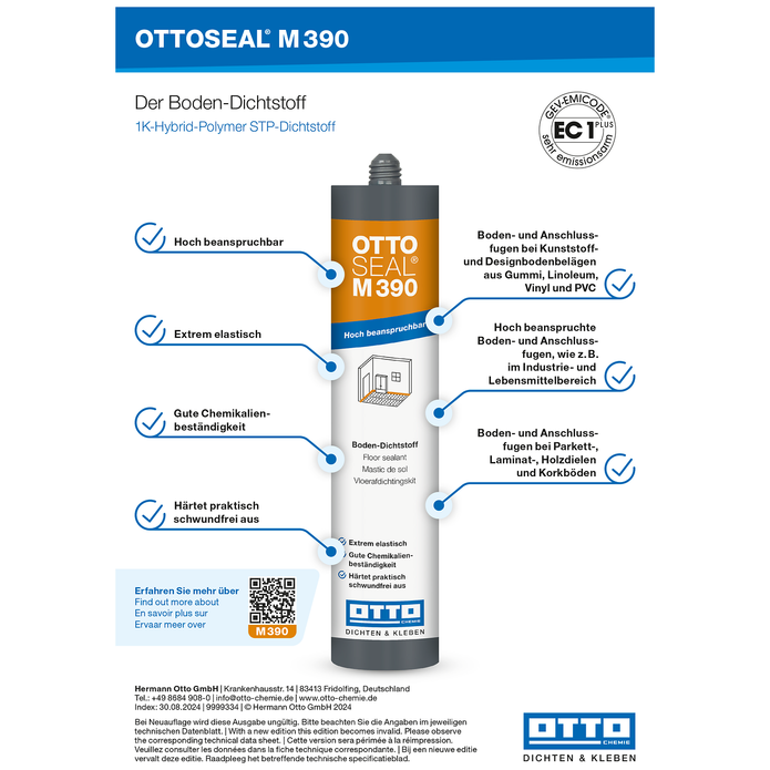 OTTOSEAL® M390 Der Boden-Dichtstoff Otto Chemie