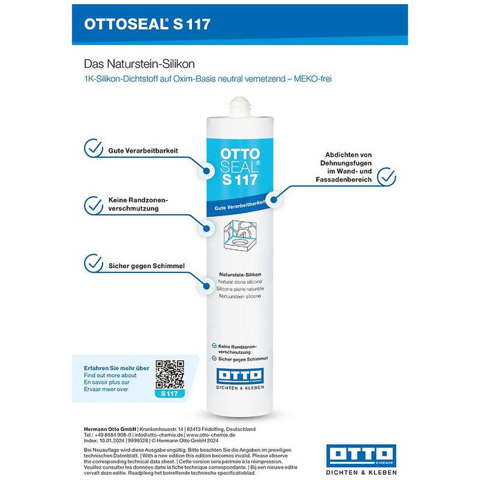 OTTOSEAL® S117 Das Naturstein-Silikon Otto Chemie