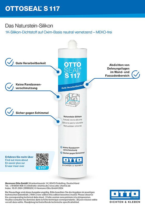 OTTOSEAL® S117 Das Naturstein-Silikon Otto Chemie